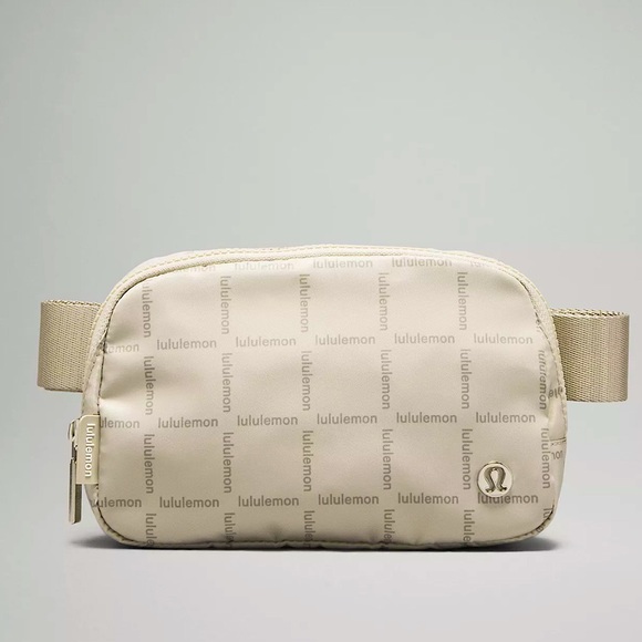 lululemon athletica Handbags - Lululemon belt bag wordmark grid, Everywhere Belt Bag 1L